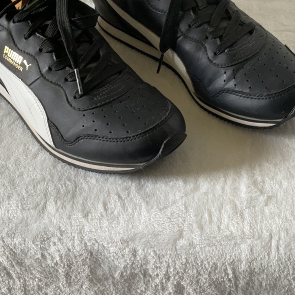 Puma Black and White Sneakers commander - Picture 1 of 7